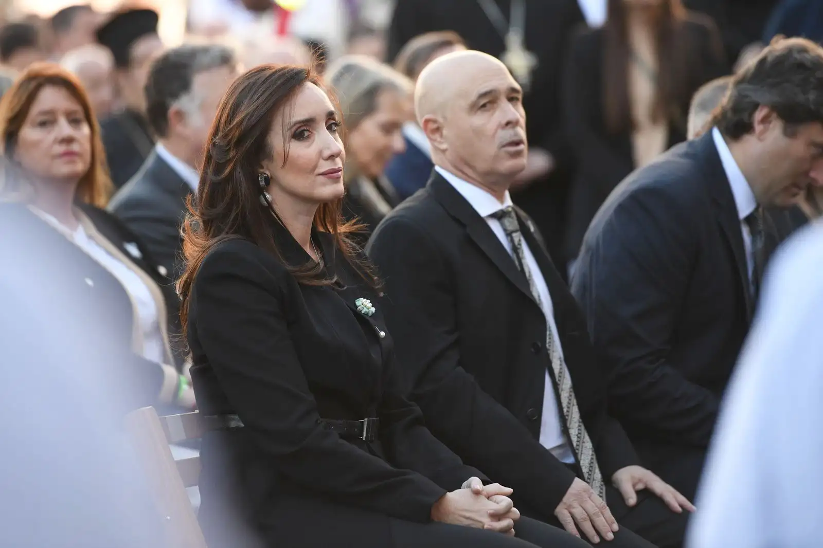 Victoria presente en la misa en homenaje al Papa Francisco en la Catedral Metropolitana.