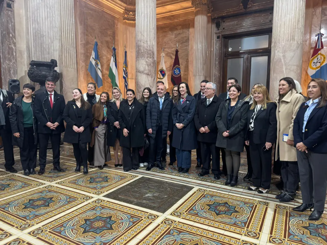 Victoria Villarruel con los Victoria Villarruel recibió a los Jefes de Protocolo de los Superiores Tribunales de Justicia de todo el país.