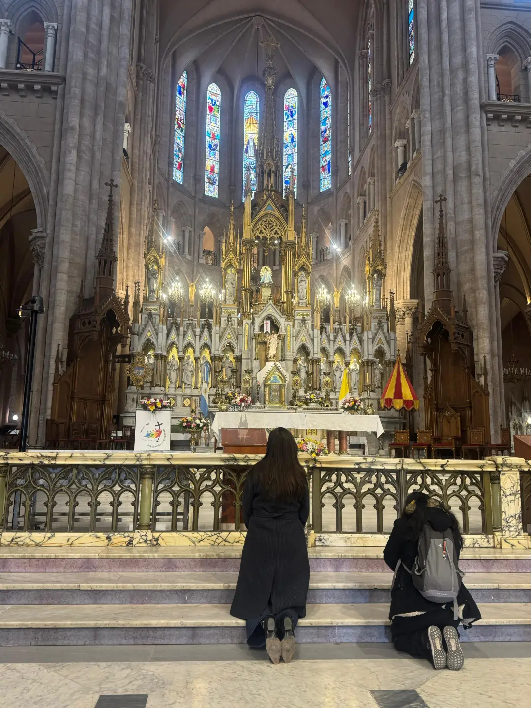 Victoria Villarruel en la Basilica de Lujan (8)