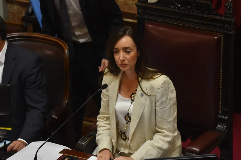 Victoria Villarruel en el senado
