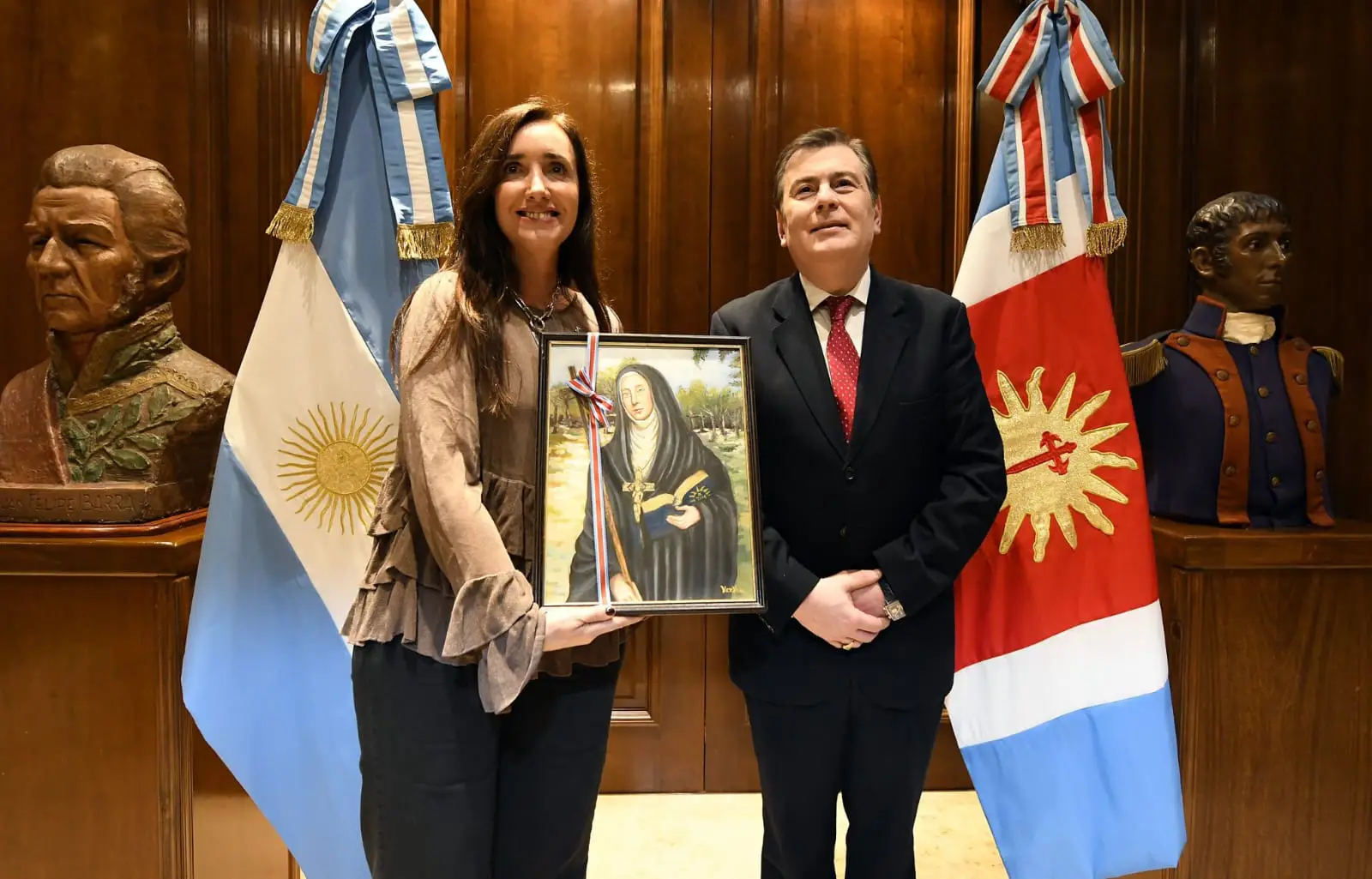 Victoria Villarruel visitó Santiago del Estero en el marco de su gira institucional por el norte argentino